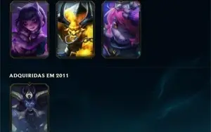 CONTA LVL30 SECUNDARIA LEAGUE OF LEGENDS JHONNY CAGEBR
