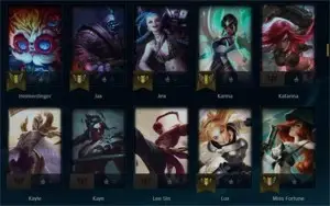 CONTA LVL30 SECUNDARIA LEAGUE OF LEGENDS JHONNY CAGEBR