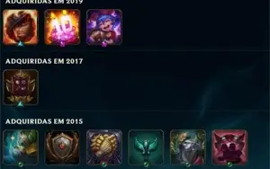 CONTA LVL30 SECUNDARIA LEAGUE OF LEGENDS JHONNY CAGEBR
