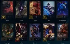 CONTA LVL30 SECUNDARIA LEAGUE OF LEGENDS JHONNY CAGEBR