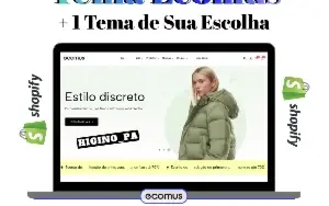 Tema Shopify Ecomus Sem As Demos + Atualizações
