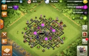 Clash of Clans - Centro de Vila 9 - 5 Construtores