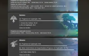 Conta AR60 genshin 23 x 5 + 12 armas