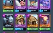 CLASH ROYALE LVL 10 ARENA 10 VÁRIAS LENDARIAS