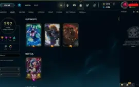 Conta League Of Legends + de 10 anos (Full Acesso) 292 Skins