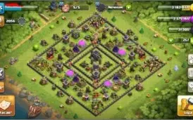conta clash of clans cv9