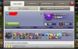 conta clash of clans cv9