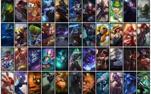 Conta prata 1 com TODOS os champs e 213 Skins + 7 Vitoriosas