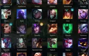 Conta diamante 4 lol muitas skins