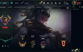 CONTA LOL LEAGUE OF LEGENDS 560 SKINS