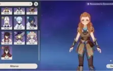 Genshin Yae Miko, Mona, Keqing e Aloy AR34