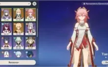 Genshin Yae Miko, Mona, Keqing e Aloy AR34
