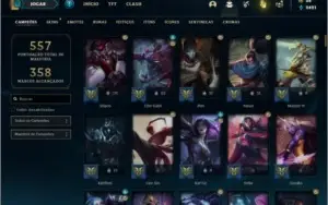 Conta ouro 3 com TODOS os champs e 113 Skins (LEVEL 613)
