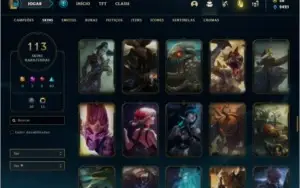 Conta ouro 3 com TODOS os champs e 113 Skins (LEVEL 613)