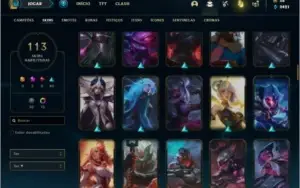 Conta ouro 3 com TODOS os champs e 113 Skins (LEVEL 613)