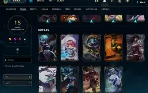 CONTA SMURF DANDO QUEUE COM MESTRE + SKINS LENDÁRIAS