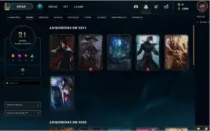V > Atual GOLD4 MD5 com 21skins e 53champs(Plat4 na passada)