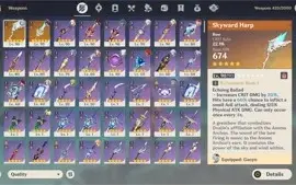 Conta Genshin Impact AR56 BARATA(Imagens com as informações)