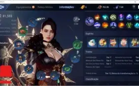 Maga lvl 73 81k de power, 1 pet epico + 1 escama epica