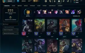 Mestre com 85 Champs e 51 Skins + 1350 RP