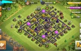 Clash of Clans CV9 1200 gemas