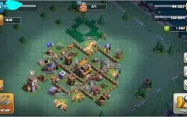 Clash of Clans CV9 1200 gemas