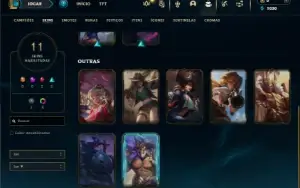 Platina 3 com 50 Champs e 11 Skins ( SEM EMAIL CONFIRMADO )