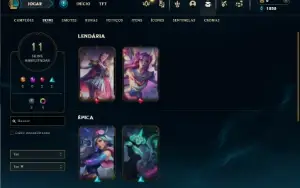 Platina 3 com 50 Champs e 11 Skins ( SEM EMAIL CONFIRMADO )