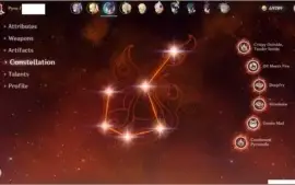 AR32 KEQING + VENTI + KLEE + 2 ARMAS 5*