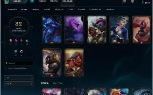 Conta de league of legends super barata!!!