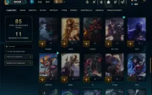 Esmeralda 4 com 60 Champs e 9 Skins