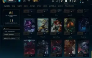 Esmeralda 4 com 60 Champs e 9 Skins
