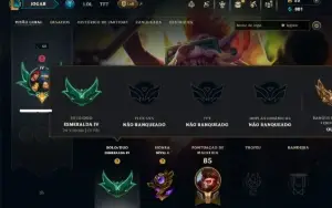 Esmeralda 4 com 60 Champs e 9 Skins