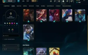 Esmeralda 4 com 60 Champs e 9 Skins