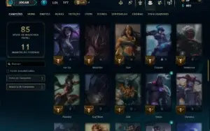 Esmeralda 4 com 60 Champs e 9 Skins