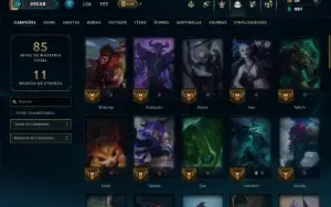 Esmeralda 4 com 60 Champs e 9 Skins