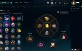 CONTA LOL 137 SKINS DIAMANTE 3, TODOS CAMPEÕES
