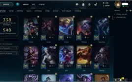 CONTA LOL 137 SKINS DIAMANTE 3, TODOS CAMPEÕES
