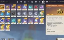 Conta Genshin Impact AR56 10 Personagens 5* + 3 Armas 5*