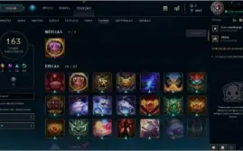 Conta lol platina 3 139 skins todos os champions exceto neko