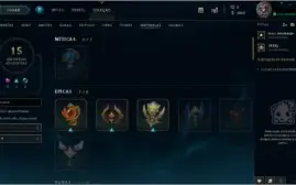 Conta lol platina 3 139 skins todos os champions exceto neko