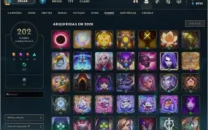 CONTA LOL TODAS SKINS/CROMAS DO NINJA DAS SOMBRAS