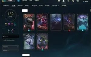 CONTA LOL TODAS SKINS/CROMAS DO NINJA DAS SOMBRAS