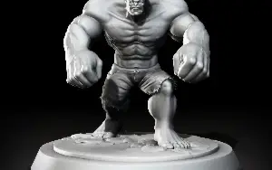 Hulk 3D Stl Modelo Impressão