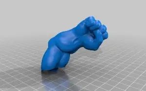 Hulk 3D Stl Modelo Impressão