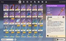 Conta AR42 4x Personagens 5* Venti+