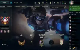 Conta de Lol e TFT lv 301 114 skins