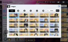 Conta endgame Black Clover Mobile, 56 top global.