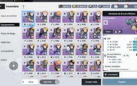 Conta endgame Black Clover Mobile, 56 top global.