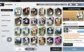 Conta endgame Black Clover Mobile, 56 top global.